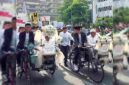 Suasana Car Free Day (CFD) di Lapangan Merdeka Medan tampak berbeda pada Minggu (3 Mei 2026) pagi.