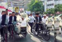 Suasana Car Free Day (CFD) di Lapangan Merdeka Medan tampak berbeda pada Minggu (3 Mei 2026) pagi.