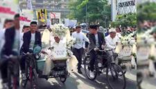 Suasana Car Free Day (CFD) di Lapangan Merdeka Medan tampak berbeda pada Minggu (3 Mei 2026) pagi.