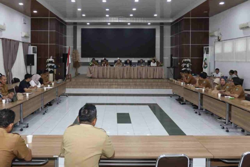 Kegiatan exit meeting bersama Badan Pemeriksa Keuangan Republik Indonesia Perwakilan Sumatera Utara.