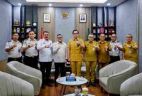 Rico Tri Putra Bayu Waas menerima kunjungan Kepala Kantor Wilayah Imigrasi Sumatera Utara, Parlindungan.