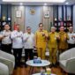 Rico Tri Putra Bayu Waas menerima kunjungan Kepala Kantor Wilayah Imigrasi Sumatera Utara, Parlindungan.