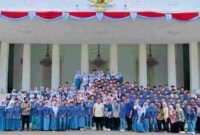 Ratusan pelajar yang tergabung dalam Forum OSIS Jawa Barat (FOJB) berkesempatan merasakan langsung suasana pusat pemerintahan melalui program “Istana untuk Anak Sekolah” pada Selasa, 5 Mei 2026.