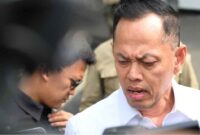 Kepala Badan Pembinaan Khusus (Bappisus), Aris Marsudiyanto memberikan keterangan pers kepada awak media di kompleks Istana Kepresidenan Jakarta pada Selasa, 5 Mei 2026.