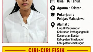 Pengumuman Orang Hilang di Wilayah Polres Simalungun.