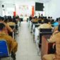 Sosialisasi yang digelar Dinas Penanaman Modal dan Pelayanan Terpadu Satu Pintu (DPMPTSP) di Aula Kantor Bupati Samosir.