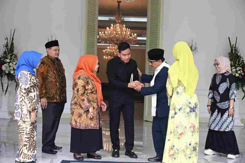Wapres Gibran menerima ulama Tambakberas.