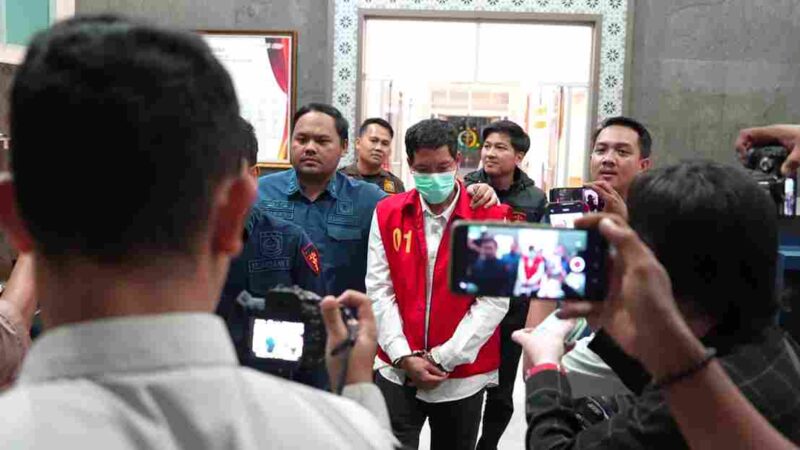 Tersangka SF ditahan selama 20 hari di Rumah Tahanan Negara Kelas I Palembang sejak 7 Mei hingga 26 Mei 2026.