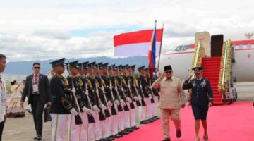 Presiden Republik Indonesia, Prabowo Subianto tiba di The Mactan Cebu International Airport Authority (MCIAA) General Aviation (Gen-AV) Terminal, Cebu, Filipina, pada Kamis, 7 Mei 2026, pukul 13.45 waktu setempat (WS).