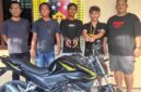 dua terduga pelaku pencurian sepeda motor di Simalungun.
