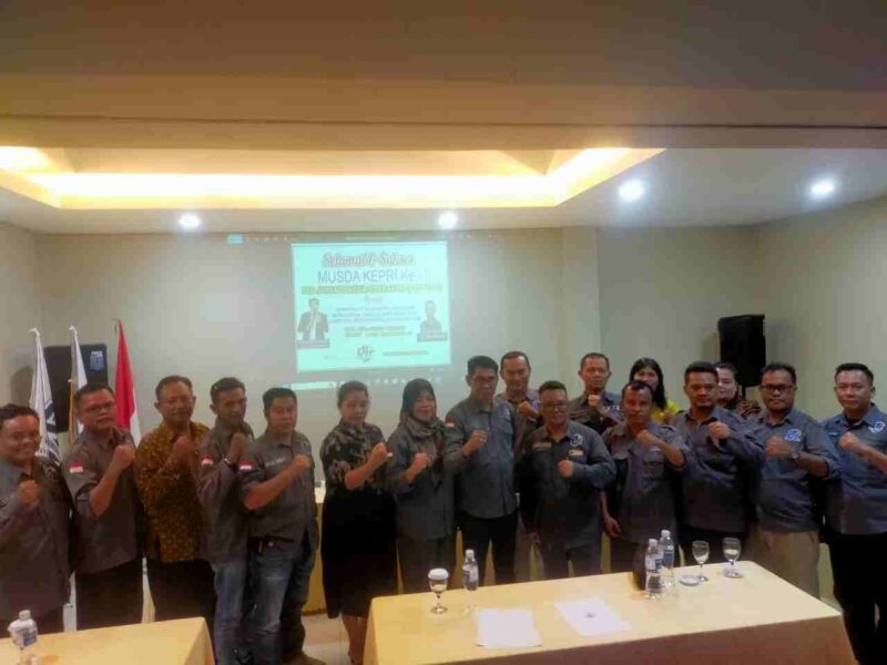 Gusmanedy Sibagariang terpilih secara aklamasi sebagai Ketua DPD PJS Kepulauan Riau.