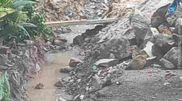 Saluran yang telah digali di Jalan Jawa, Pematangsiantar