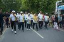 Kegiatan jalan santai dalam rangka Dies Natalis ke-40 Universitas Asahan (UNA) yang digelar di Lapangan Sepak Bola Kampus UNA, Jalan Latsitarda, Kelurahan Kisaran Naga, Kecamatan Kota Kisaran Timur, Kabupaten Asahan, Sabtu pagi, 9 Mei 2026.
