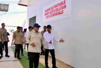 Presiden Prabowo Subianto meninjau langsung Kampung Nelayan Merah Putih (KNMP) di Kelurahan Leato Selatan, Kota Gorontalo, pada Sabtu, 9 Mei 2026. Foto: BPMI Setpres