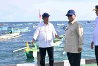 Presiden Prabowo Subianto meninjau langsung Kampung Nelayan Merah Putih (KNMP) di Kelurahan Leato Selatan, Kota Gorontalo, pada Sabtu, 9 Mei 2026. Foto: BPMI Setpres