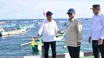 Presiden Prabowo Subianto meninjau langsung Kampung Nelayan Merah Putih (KNMP) di Kelurahan Leato Selatan, Kota Gorontalo, pada Sabtu, 9 Mei 2026. Foto: BPMI Setpres