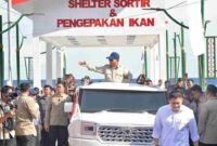 Presiden Prabowo Subianto meninjau langsung Kampung Nelayan Merah Putih (KNMP) di Kelurahan Leato Selatan, Kota Gorontalo, pada Sabtu, 9 Mei 2026. Foto: BPMI Setpres