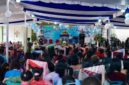 Wali Kota Pematangsiantar, Wesly Silalahi, menghadiri perayaan Hari Ulang Tahun (HUT) ke-67 Gereja Kristen Protestan Simalungun Efrata Resort Siantar II di Jalan Sisingamangaraja, Kelurahan Sigulang-gulang, Kecamatan Siantar Utara, Minggu, 10 Mei 2026.