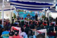 Wali Kota Pematangsiantar, Wesly Silalahi, menghadiri perayaan Hari Ulang Tahun (HUT) ke-67 Gereja Kristen Protestan Simalungun Efrata Resort Siantar II di Jalan Sisingamangaraja, Kelurahan Sigulang-gulang, Kecamatan Siantar Utara, Minggu, 10 Mei 2026.