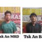 kedua terduga pelaku saat di tahan Polisi Batu bara.