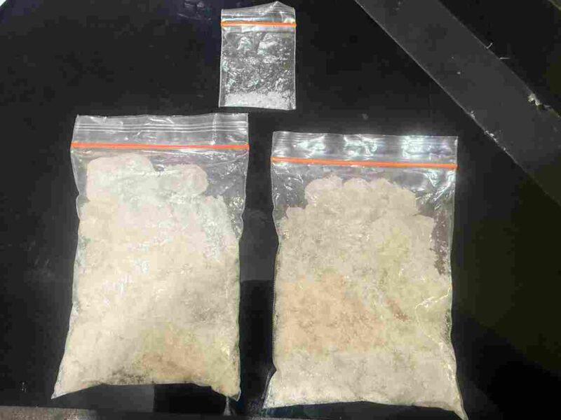 Barang bukti yang diamankan Polisi, seberat 202 gram sabu di kawasan Binjai Barat.