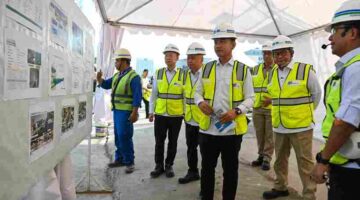 Wakil Presiden Republik Indonesia, Gibran Rakabuming, Tinjau MRT Fase 2A.