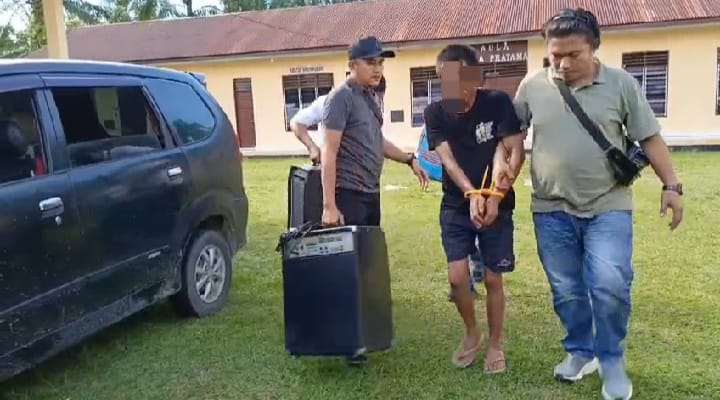 Pria 32 tahun yang diduga membobol gereja di Simalungun