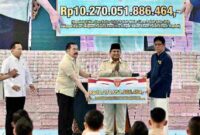Presiden Prabowo menyaksikan penyelamatan aset negara Rp 10,27 triliun