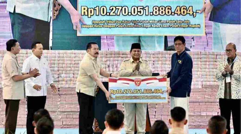 Presiden Prabowo menyaksikan penyelamatan aset negara Rp 10,27 triliun