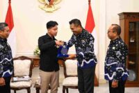 Wapres menerima audiensi jajaran pengurus Association of the Indonesian Tours and Travel Agencies Bali yang dipimpin Ketua DPD ASITA Bali, I Putu Winastra, di Istana Wakil Presiden, Jakarta, Selasa, 13 Mei 2026.