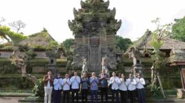 Wakil Bupati Samosir, Ariston Tua Sidauruk, mengikuti kunjungan lapangan atau site visit Kawasan Ekonomi Khusus (KEK) di Bali pada 11–13 Mei 2026.