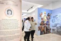 Presiden Prabowo Subianto meresmikan Museum Ibu Marsinah dan Rumah Singgah di Desa Nglundo, Kecamatan Sukomoro, Kabupaten Nganjuk, Jawa Timur, pada Sabtu, 16 Mei 2026. 