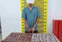 pria berinisial A alias Amri (28) diamankan saat diduga hendak melakukan transaksi di Dusun 19 Kelambir V Kebun, Kecamatan Hamparan Perak, Kabupaten Deli Serdang, Jumat (15/5/2026) malam.