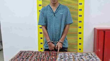 pria berinisial A alias Amri (28) diamankan saat diduga hendak melakukan transaksi di Dusun 19 Kelambir V Kebun, Kecamatan Hamparan Perak, Kabupaten Deli Serdang, Jumat (15/5/2026) malam.
