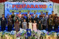 Wali Kota Pematangsiantar Wesly Silalahi menghadiri pembukaan Pesparawi GKPS Distrik I.