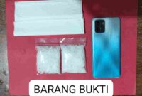 Barang Bukti hasil tangkapan.