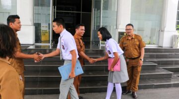 Dua pelajar Pematangsiantar mengikuti seleksi Paskibraka Tingkat Provinsi Sumut 2026 mewakili Kota Pematangsiantar.