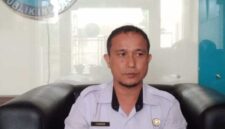 Kasubbag Umum BNN Kota Pematangsiantar, S Bangun saat diwawancarai pada Senin, 18 Mei 2026.