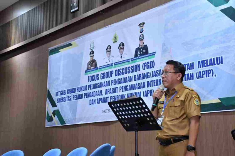 Focus Group Discussion (FGD) Mitigasi Risiko Hukum Pengadaan Barang dan Jasa Pemerintah yang digelar di Hotel Labersa, Selasa (19/5/2026).