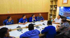 audiensi pengurus DPC GAMKI Kota Pematangsiantar dengan Wali Kota Wesly Silalahi di Command Center Balai Kota Pematangsiantar, Jalan Merdeka, Rabu (20/5/2026).