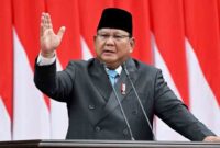 Presiden Prabowo pidato Sidang Paripurna DPR RI di Jakarta.