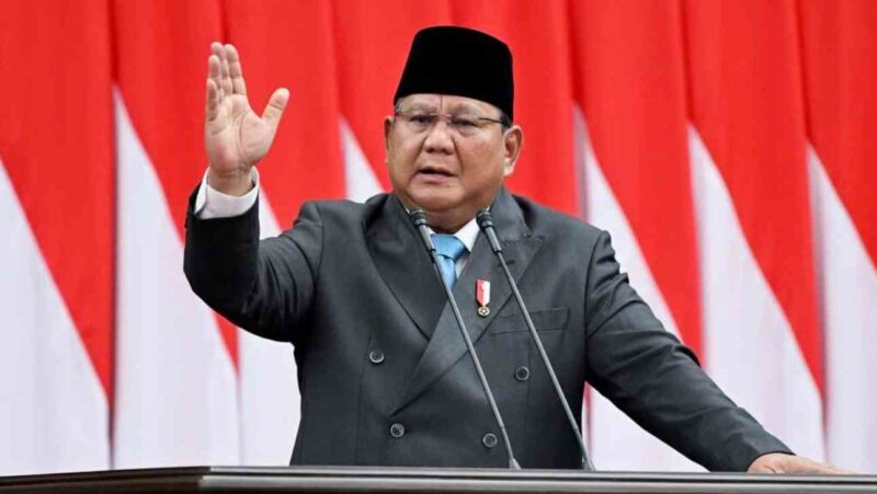 Presiden Prabowo pidato Sidang Paripurna DPR RI di Jakarta.