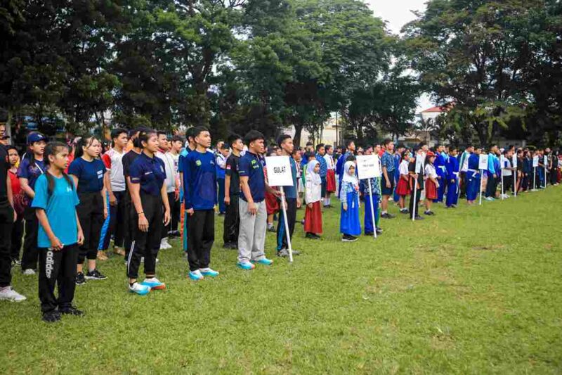 Sebanyak 1.100 atlet pelajar mengikuti Popkot Medan 2026.