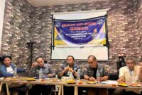 Sekretaris DPD PJS Sumatera Utara, Erwin Sinulingga, mengucapkan selamat atas terpilihnya M. Nuh Nasution sebagai Ketua DPC PJS Labuhanbatu Raya.