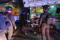 Brimob Polda Sumut meningkatkan patroli malam di Kota Medan saat sejumlah wilayah mengalami pemadaman listrik guna antisipasi gangguan kamtibmas.