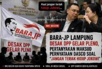 Ilustrasi DPD Bara-JP Lampung mendesak DPP menggelar pleno untuk mengklarifikasi pernyataan Sufmi Dasco Ahmad dalam insiden mic bocor di DPR RI.