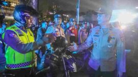 Wakapolda Sumut Brigjen Pol. Sonny Irawan usai melakukan pengecekan Apel Besar Kegiatan Rutin yang Ditingkatkan (KRYD) Polrestabes Medan serta peninjauan langsung ke SPBU Putri Hijau, Sabtu (23/5/2026) malam.