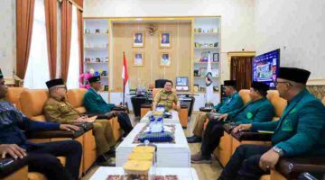 Wali Kota Wesly Silalahi menerima silaturahmi PD Al Jam’iyatul Washliyah.