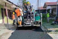 Proses Pengaspalan.