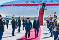 Presiden Republik Indonesia, Prabowo Subianto, tiba di Bandara Orly, Paris, Republik Prancis, pada Selasa, 26 Mei 2026, sekitar pukul 10.00 waktu setempat.